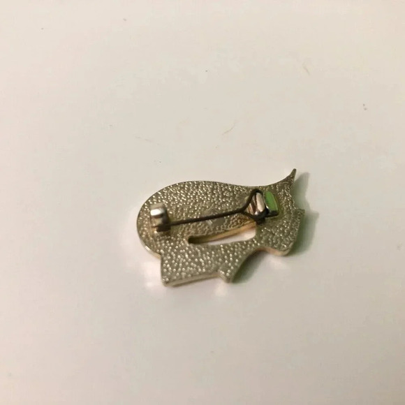 Vintage Squirrel Brooch Pin 1  Inch Tall - Picture 3 of 10
